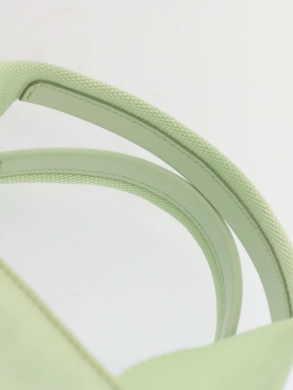 PRADA Hand Bag Nylon 2way Light Green Auth 68918AV - Picture 9 of 16